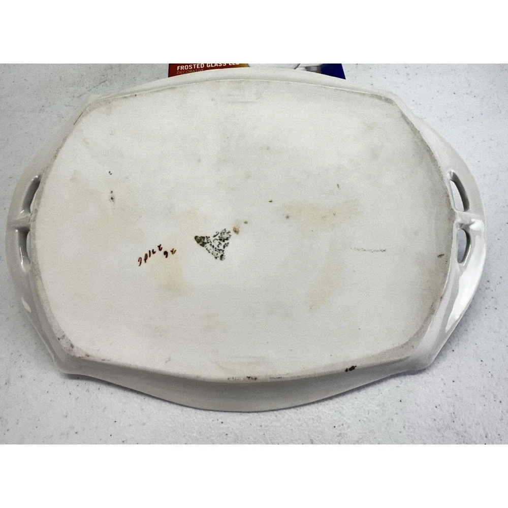 Antique C.T. Altwasser Silesia Porcelain Two-Handled Serving Tray / Cake Plate